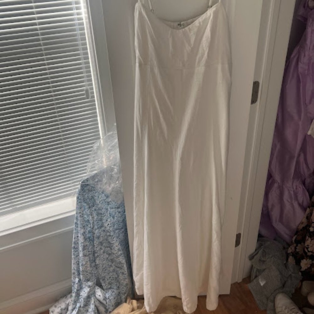 Abercrombie White Linen Dress